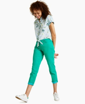 Style & Co Tie-Front Top, Created for Macy's - Spacious Skies - Bellso